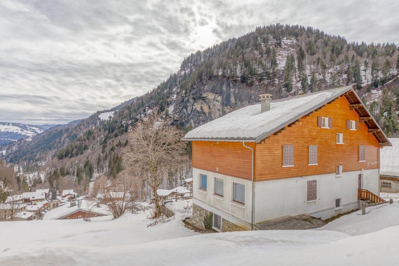 Les Clarines - 3 Chambres Et Jardin - Magnifique Vue La Giettaz Exterior foto