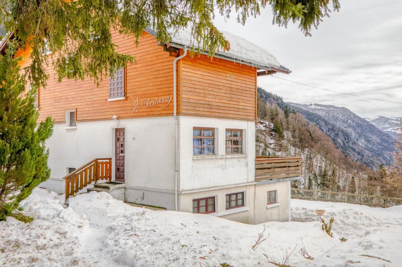 Les Clarines - 3 Chambres Et Jardin - Magnifique Vue La Giettaz Exterior foto